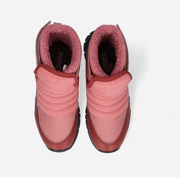 Puma Kids Pink N’ Maroon SnowBoots Size 9C - Picture 5 of 7
